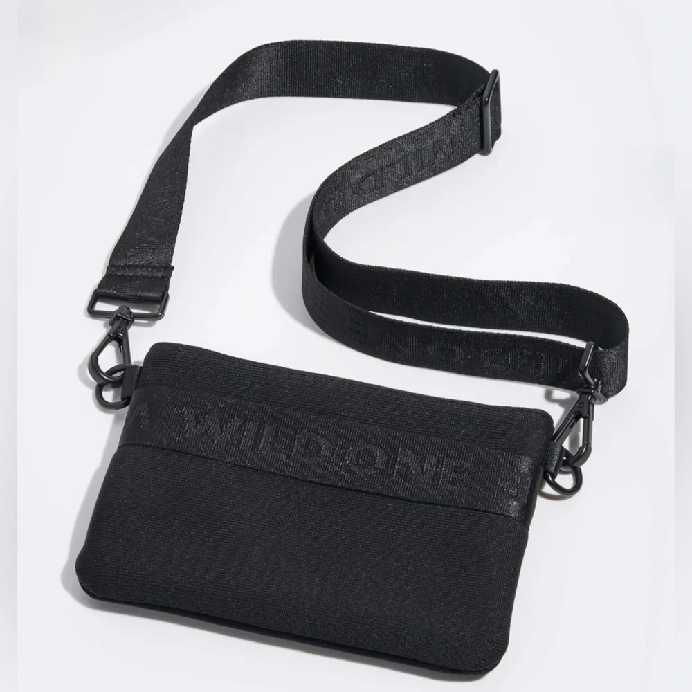 Wild One Treat Pouch - Recycled Knit - Black